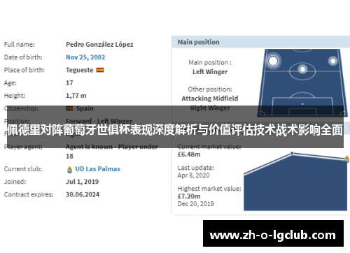 佩德里对阵葡萄牙世俱杯表现深度解析与价值评估技术战术影响全面